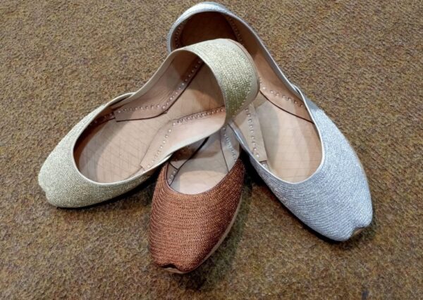 Stylish Handmade Tilla Work Khusa-Ladies TW-0104