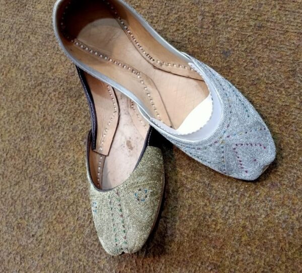 Stylish Handmade Tilla Work Khusa-Ladies TW-0105