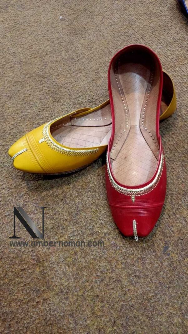 Stylish Handmade Tilla Work Khusa-Ladies TW-0122