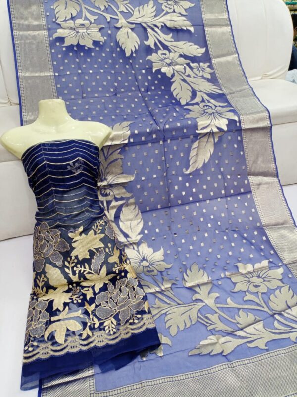 Organza Banarsi Embroidered Dress OED-02