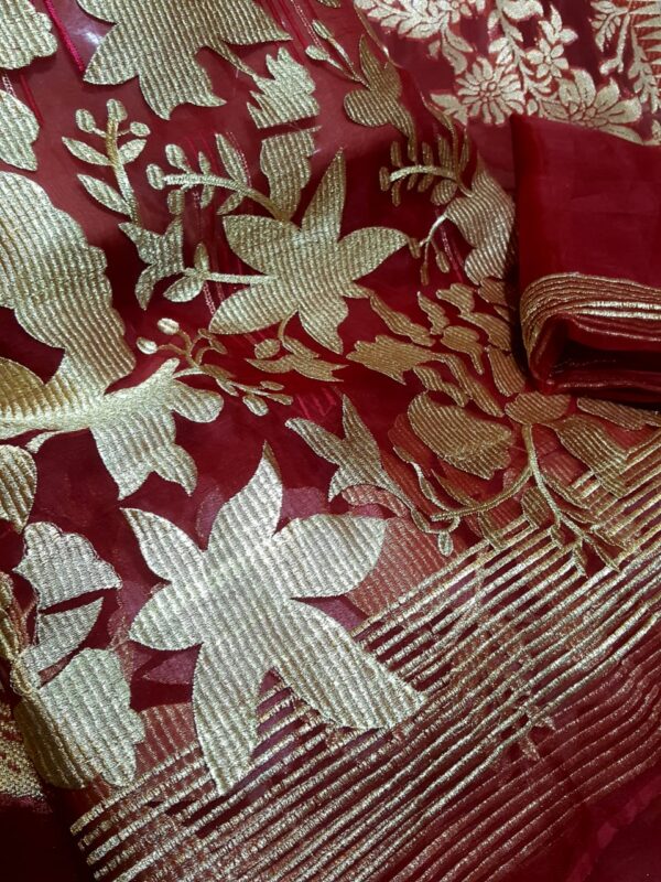 Organza Banarsi Embroidered Dress OED-04