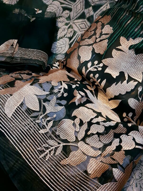 Organza Banarsi Embroidered Dress OED-012