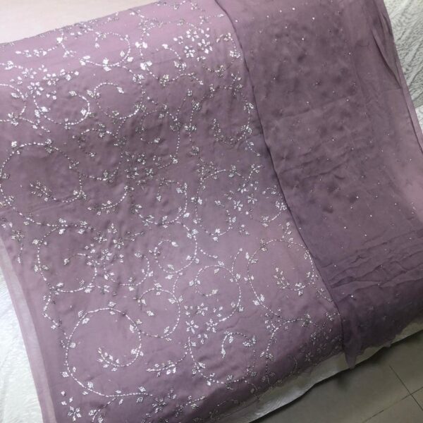 Silver Mukaish Work Dress SMW-002