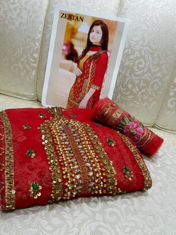 Cut Dana & Zarkoon Embroidered Dress ZEB-012