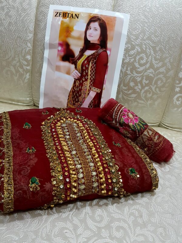 Cut Dana & Zarkoon Embroidered Dress ZEB-003
