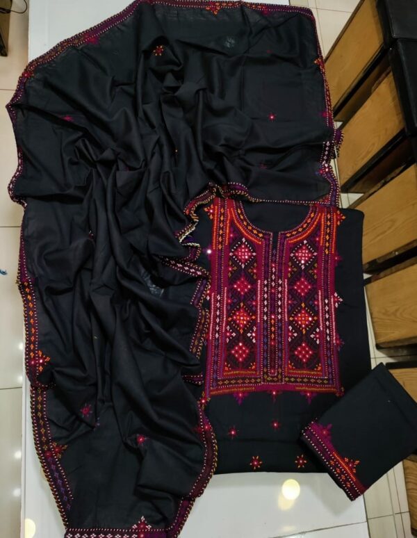 Balochi Work Embroidered Dress BED-014