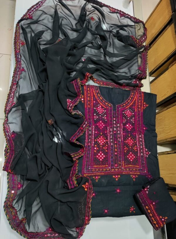 Balochi Work Embroidered Dress BED-005