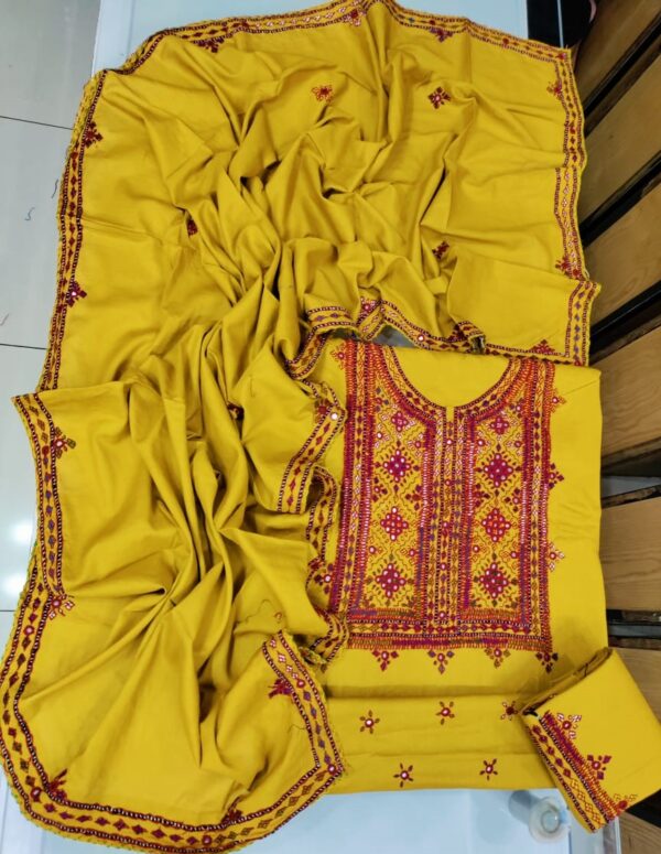 Balochi Work Embroidered Dress BED-013